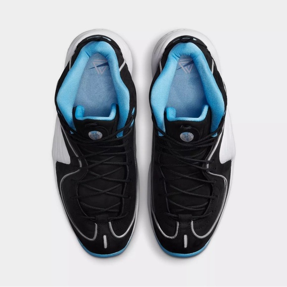 Nike Air Penny 2 Retro Social Status Panda Men's 9.5 Black Leather Sneaker - Picture 4 of 7